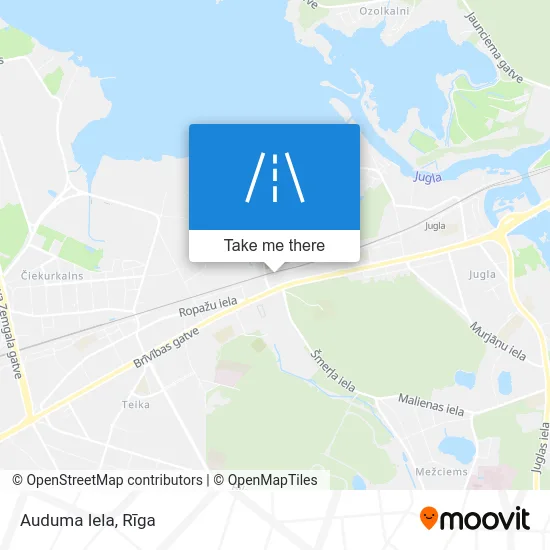 Карта Auduma Iela