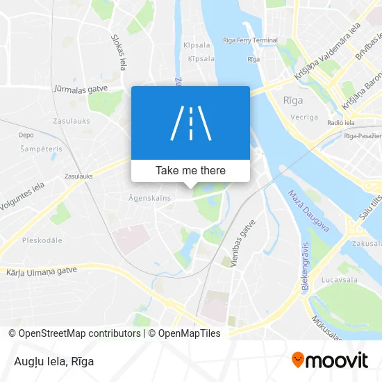 Карта Augļu Iela