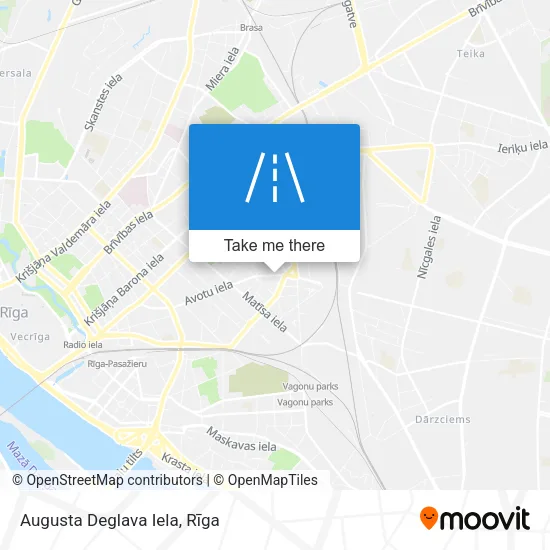 Карта Augusta Deglava Iela