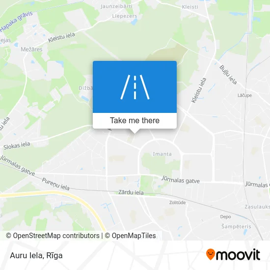 Auru Iela map