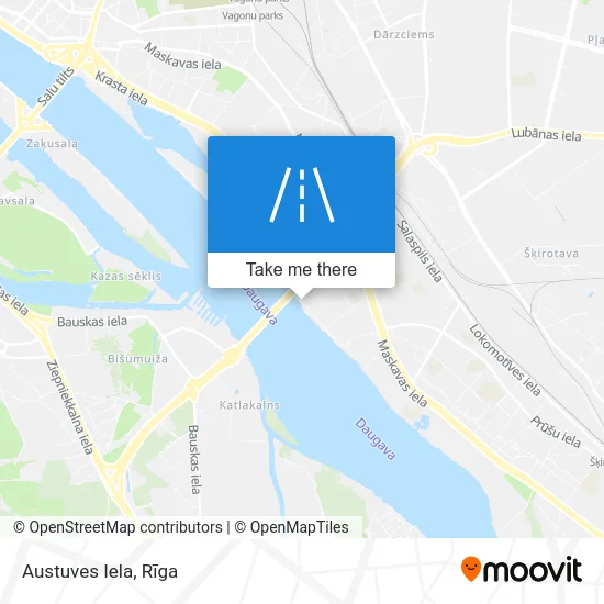 Austuves Iela map