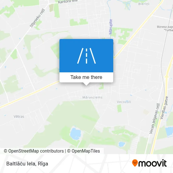 Baltlāču Iela map
