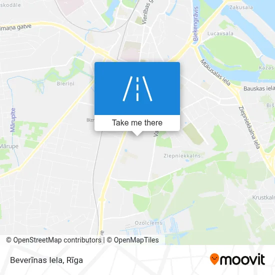 Beverīnas Iela map