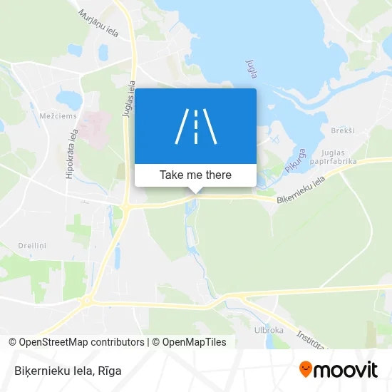 Biķernieku Iela map