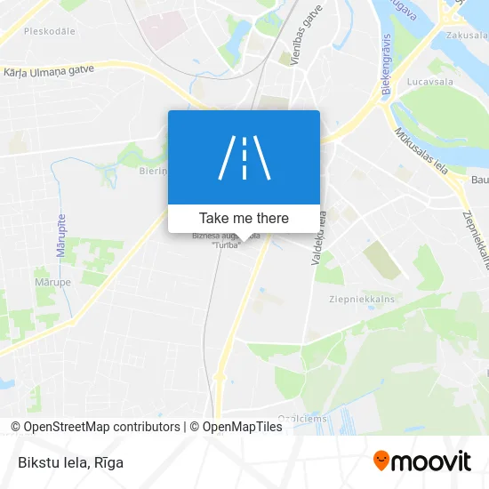 Карта Bikstu Iela
