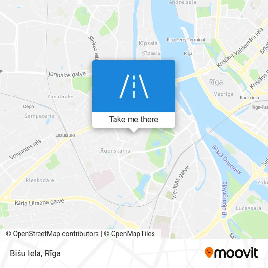 Карта Bišu Iela