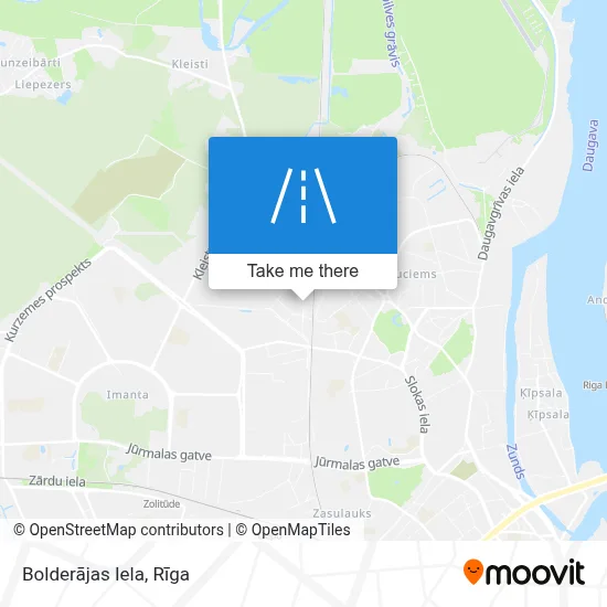 Bolderājas Iela map