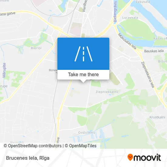 Brucenes Iela map