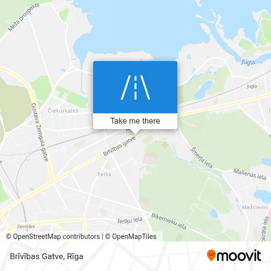 Brīvības Gatve map