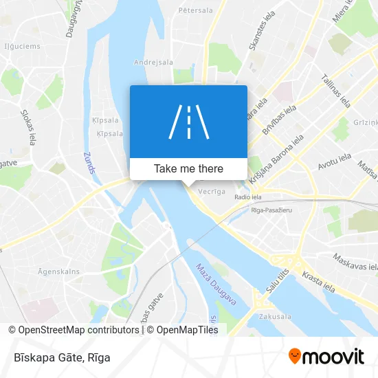 Карта Bīskapa Gāte