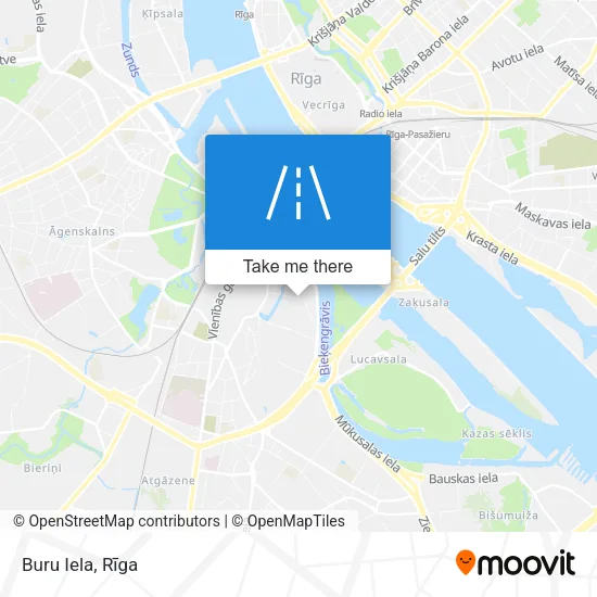 Buru Iela map