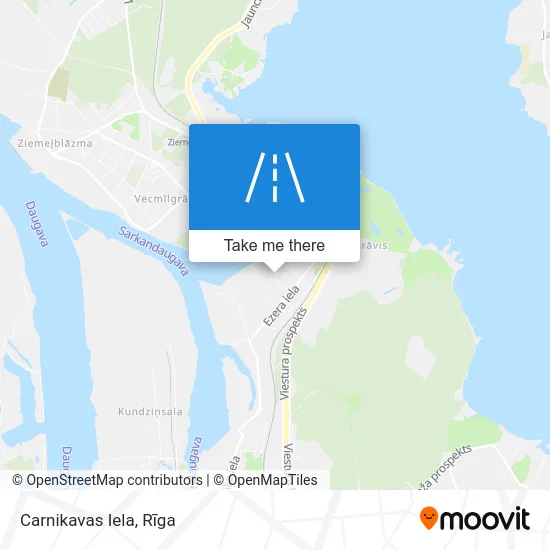 Карта Carnikavas Iela