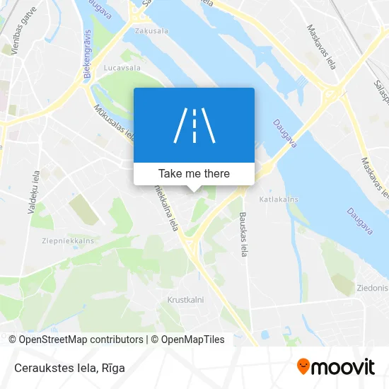 Ceraukstes Iela map