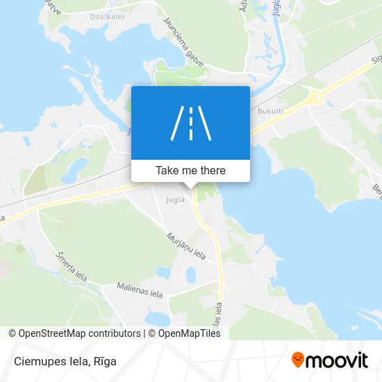 Карта Ciemupes Iela