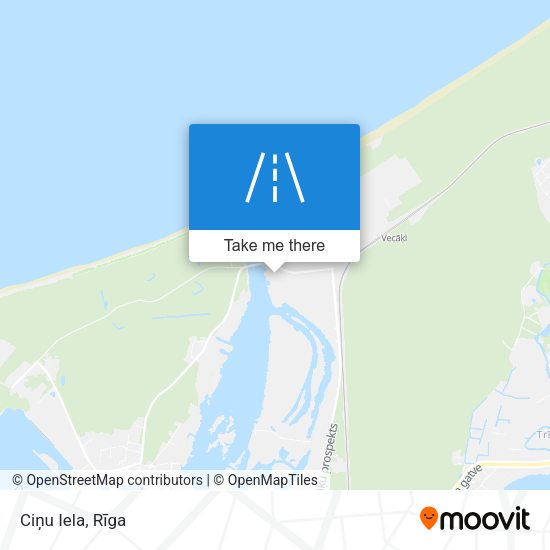 Ciņu Iela map