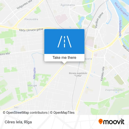Cēres Iela map