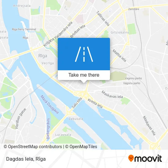 Карта Dagdas Iela