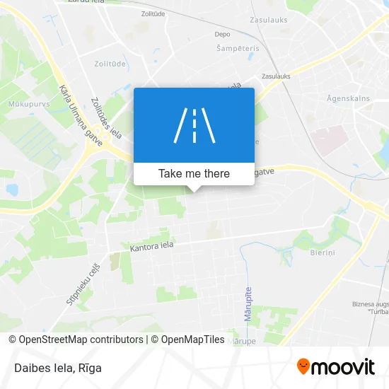 Карта Daibes Iela