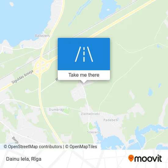 Карта Dainu Iela