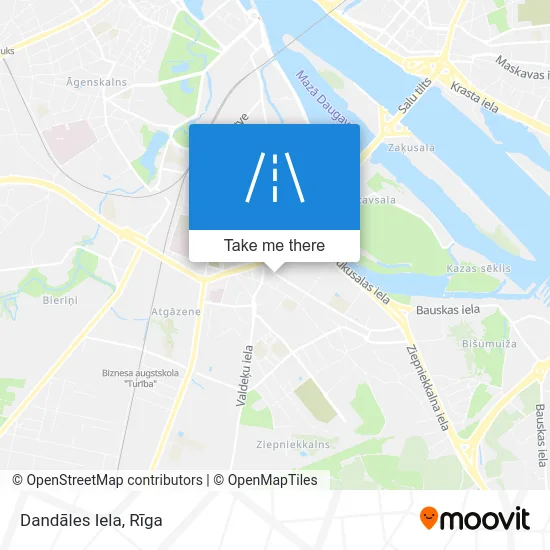 Карта Dandāles Iela