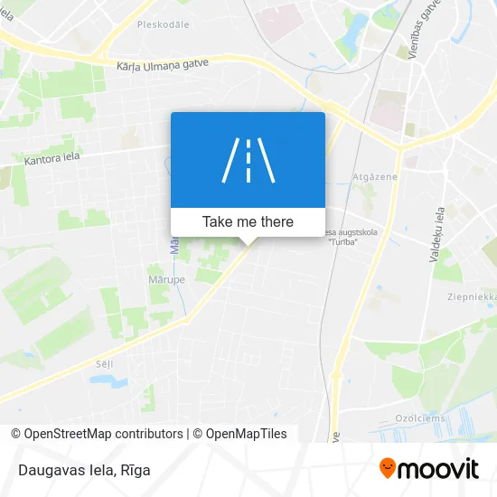 Карта Daugavas Iela
