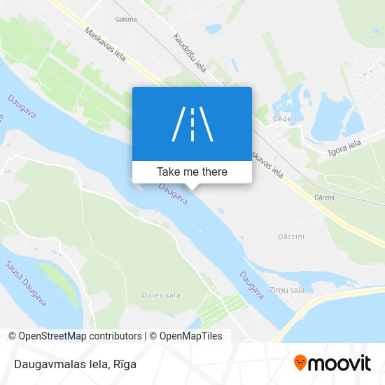 Daugavmalas Iela map