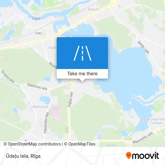 Карта Ūdeļu Iela