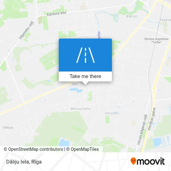 Dāliju Iela map