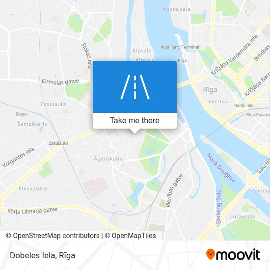 Dobeles Iela map