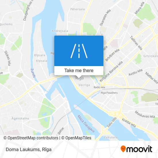 Карта Doma Laukums