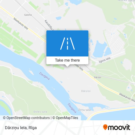 Dārziņu Iela map
