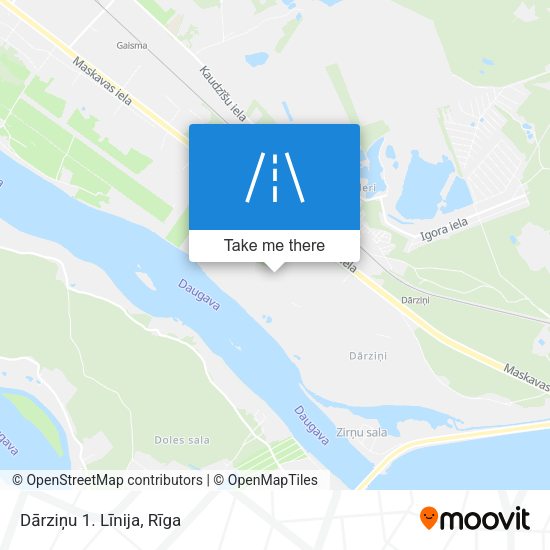Dārziņu 1. Līnija map