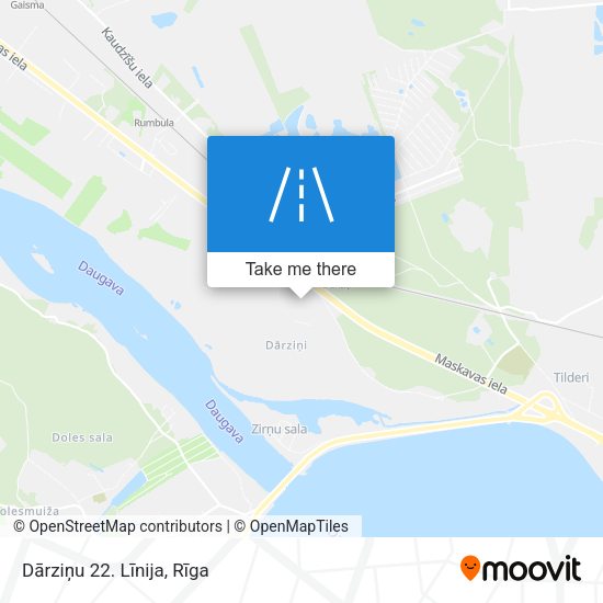 Dārziņu 22. Līnija map