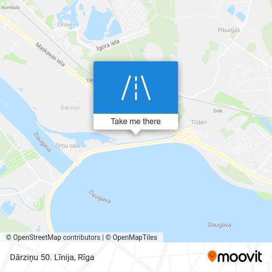 Dārziņu 50. Līnija map