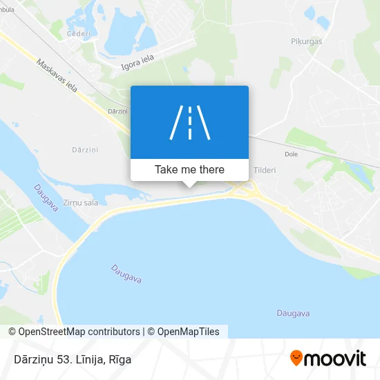 Dārziņu 53. Līnija map