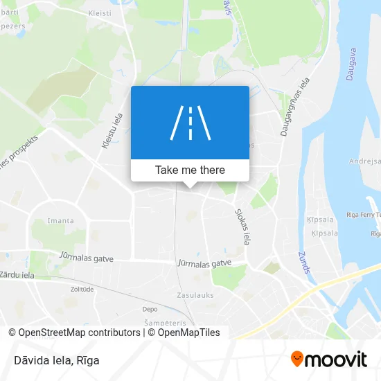 Dāvida Iela map