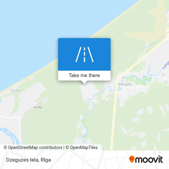 Dzeguzes Iela map