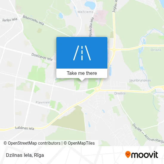 Dzilnas Iela map