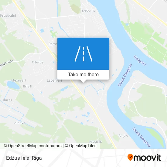 Edžus Iela map