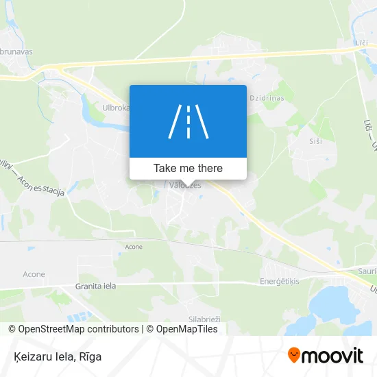 Карта Ķeizaru Iela