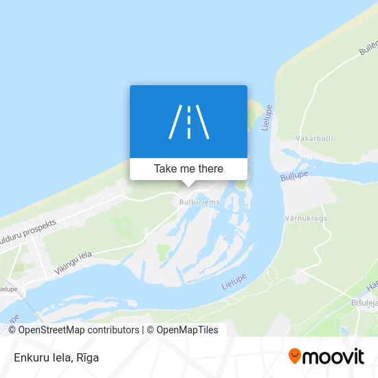 Карта Enkuru Iela