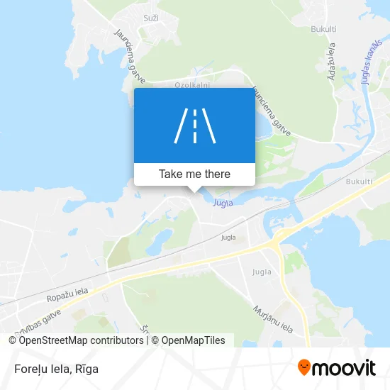 Карта Foreļu Iela