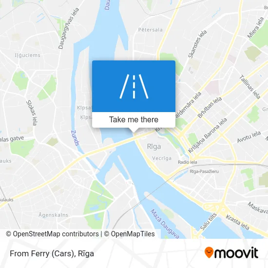 Карта From Ferry (Cars)