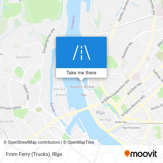 From Ferry (Trucks) map