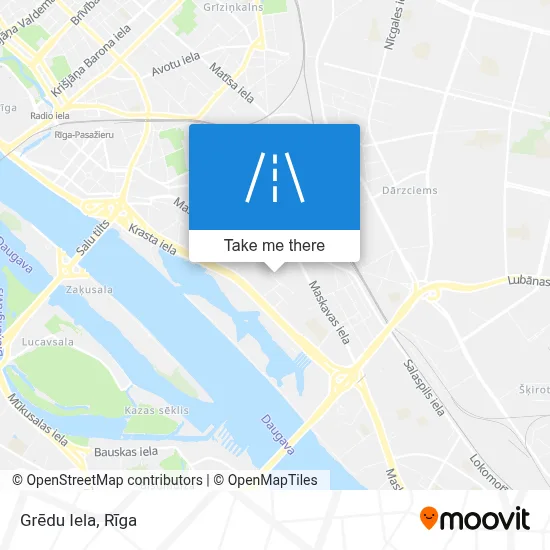 Grēdu Iela map