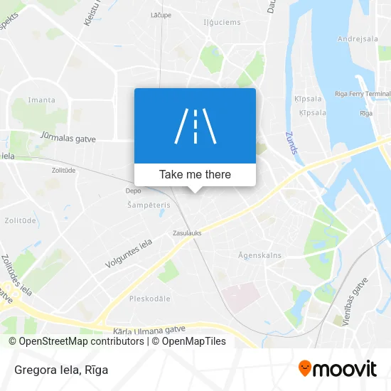 Карта Gregora Iela