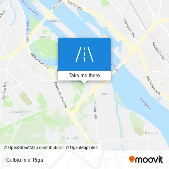 Gulbju Iela map