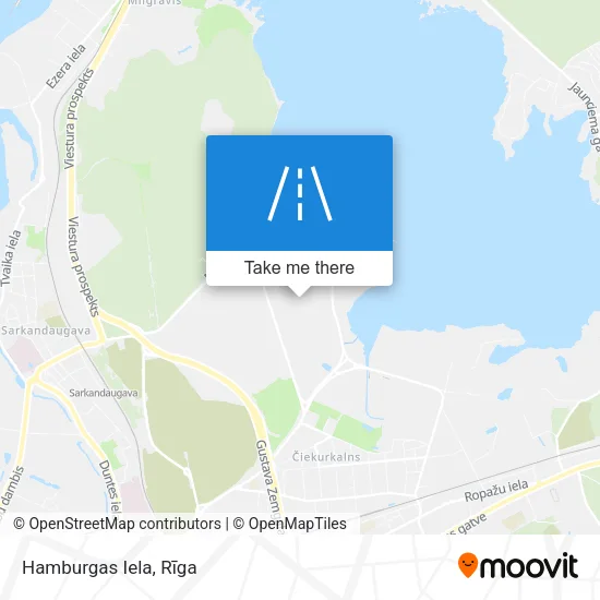 Карта Hamburgas Iela