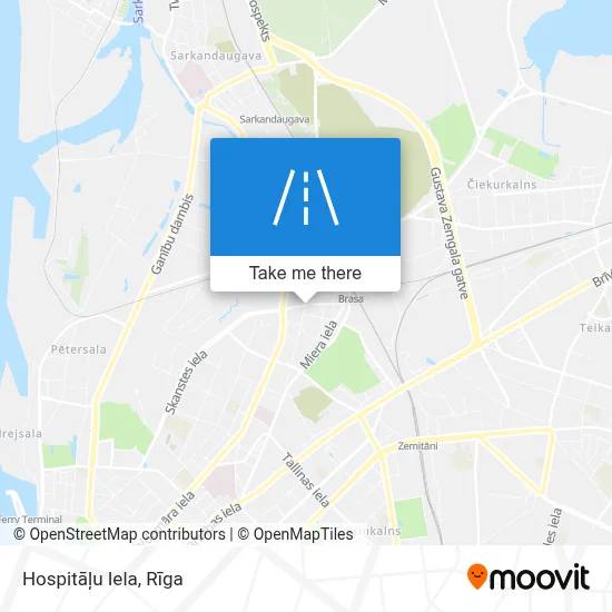 Hospitāļu Iela map