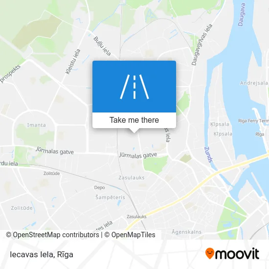 Карта Iecavas Iela